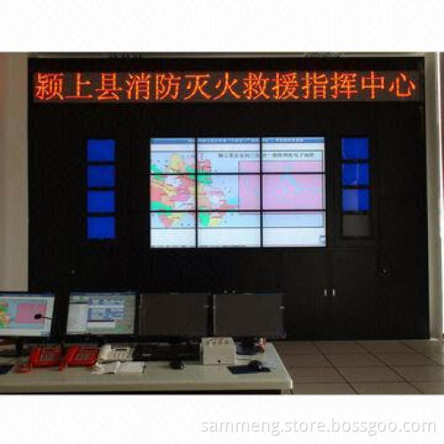42-inch LCD video wall, RS232 RJ45 TV wall screen DID supports 1,920 x 1,080 resolution 22mm bezels
